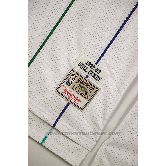 Maglia Charlotte Hornets Dell Curry #30 Retro Bianco